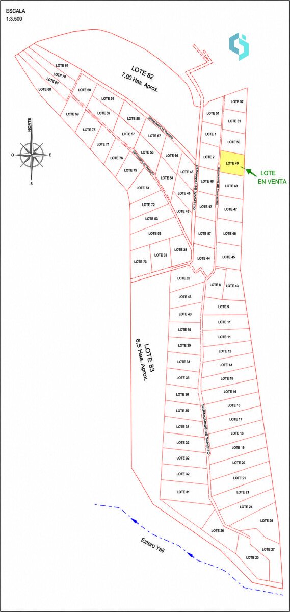 Localización dentro del condominio