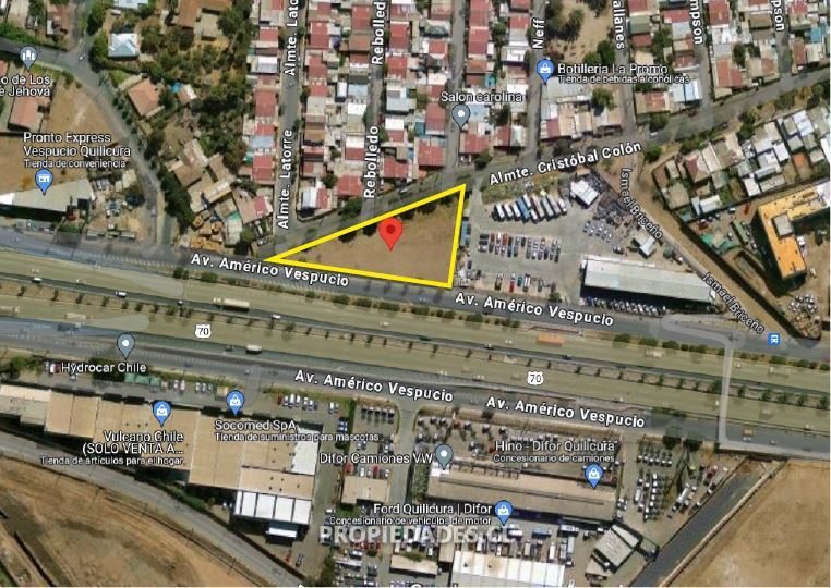 Sitio en Venta en Quilicura, C. Américo Vespucio / Almirante Latorre