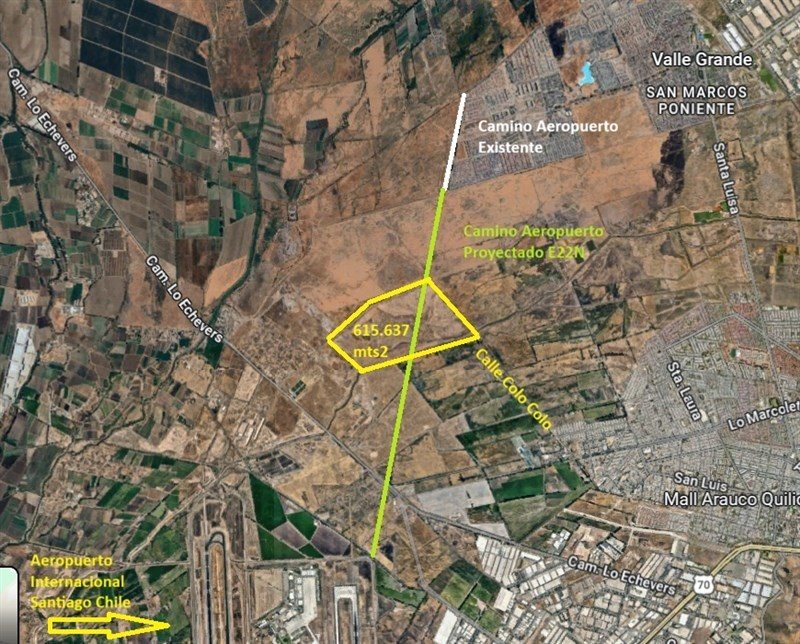Terreno Industrial en Venta en Quilicura, Lo Etchevers / Quilicura